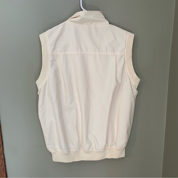 Men’s Large Magnolia Lane MASTERS Golf Vest Yellow/Cream - Picture 3 of 3